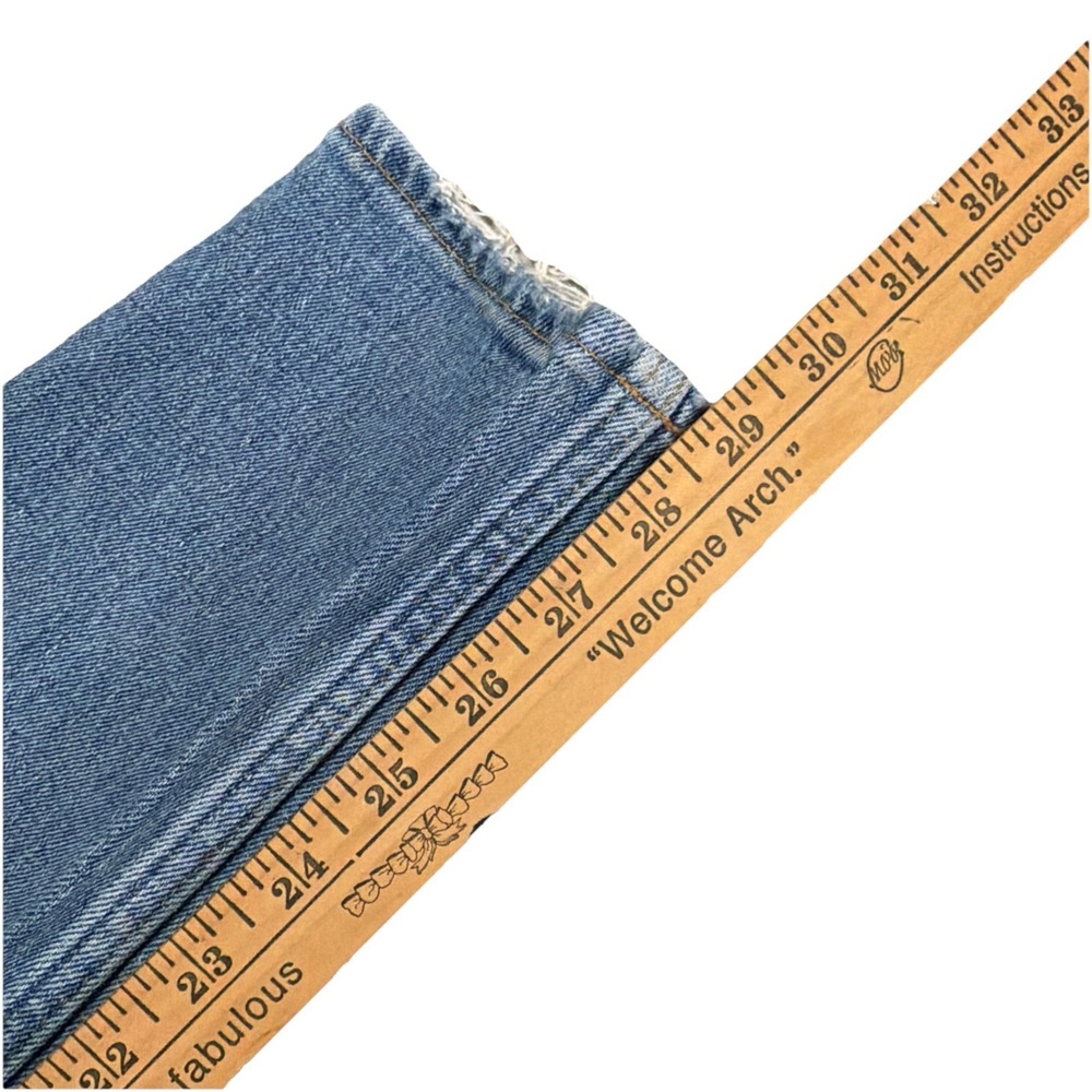 Abercrombie & Fitch Love 90s Straight Ultra High Rise Jeans Size 00S / 24 - Picture 6 of 11
